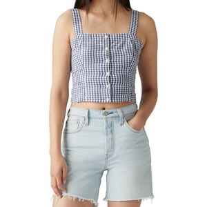 Levi's Lottie Gingham Crop Top XL